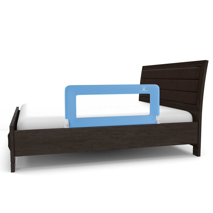 comfybumpy bed rail guard for toddlers - blue 2