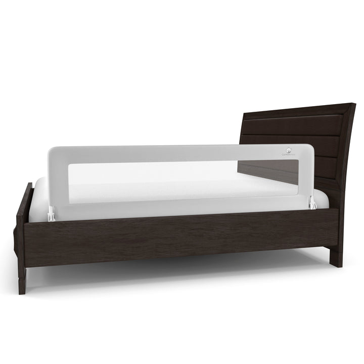 comfybumpy bed rail guard for toddlers grey